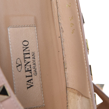 Valentino Garavani Patent Rockstud Ballerina Flats 36.5 Poudre 11 of 11