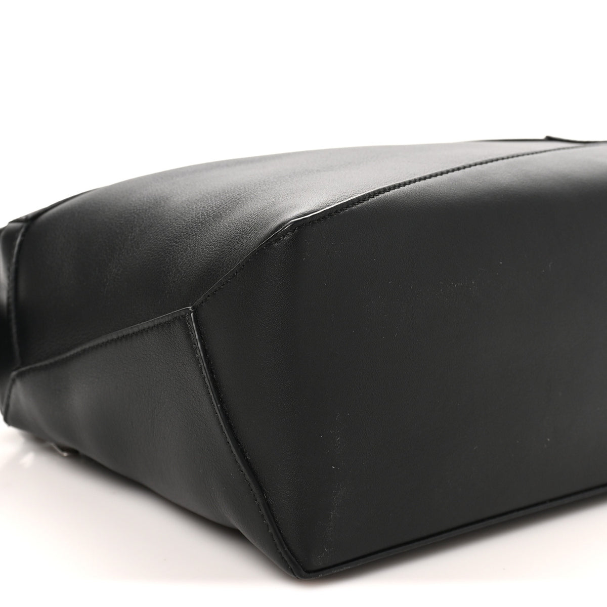 Calfskin Small Puzzle Edge Bag Black