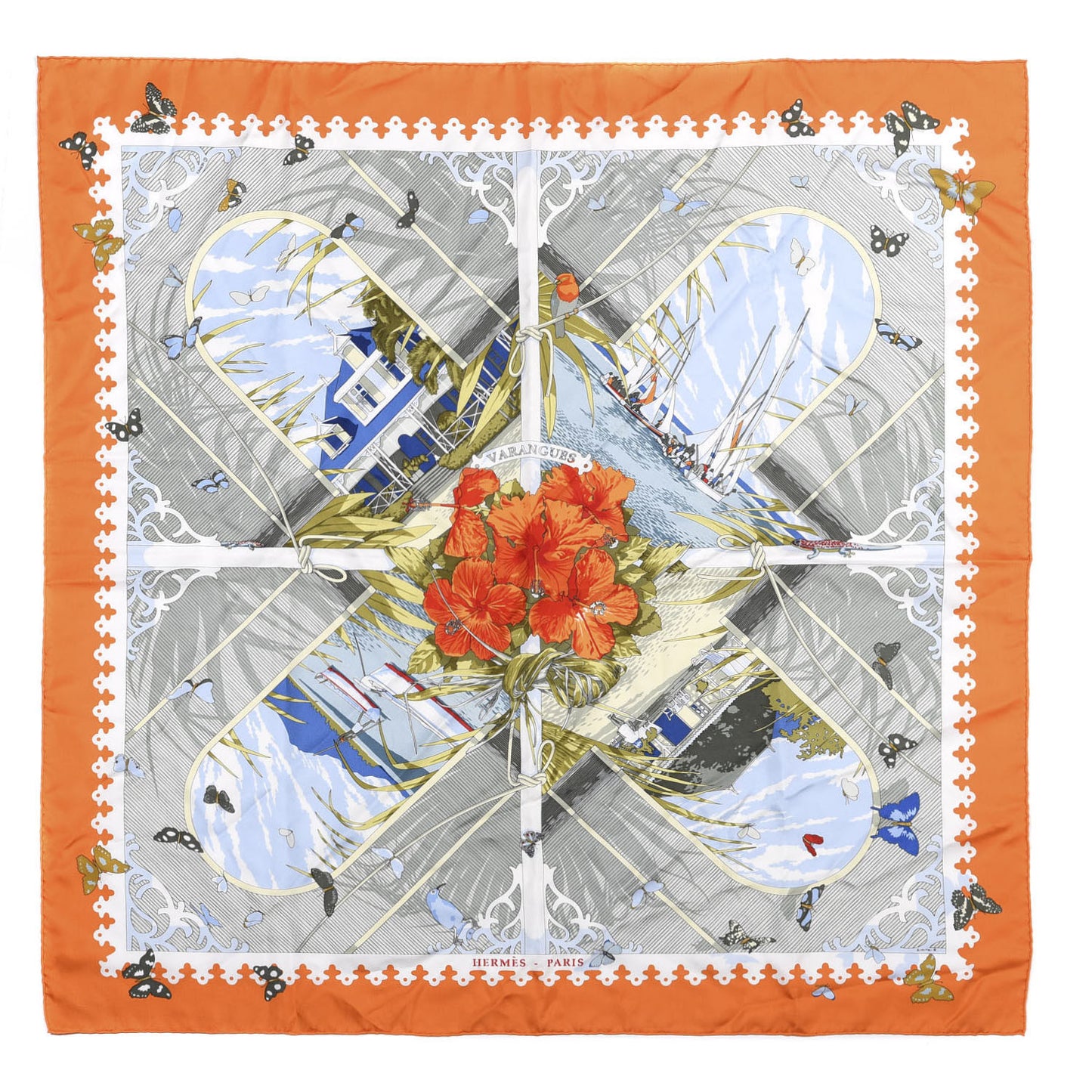 Silk Varangues Scarf 90