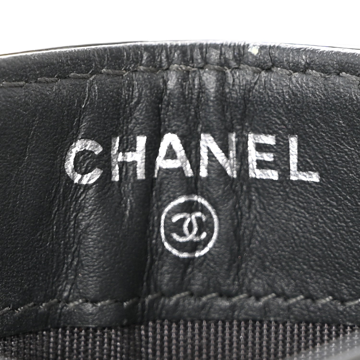 Chanel Patent Quilted Card Holder Dark Grey 6 of 11