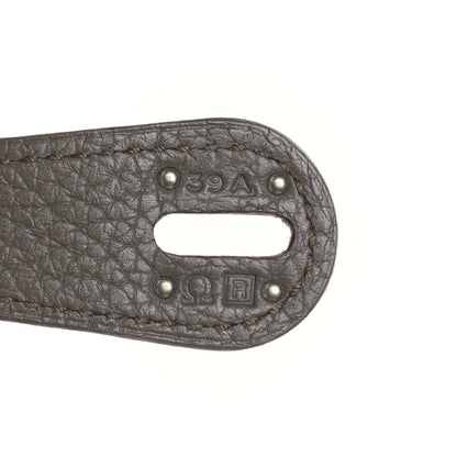 Hermes Taurillon Clemence Lindy 26 Etain 7 of 13