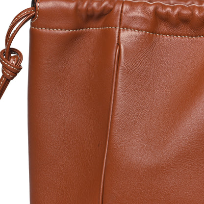 Celine Smooth Calfskin Cuir Triomphe Cabas Drawstring Tan 10 of 12