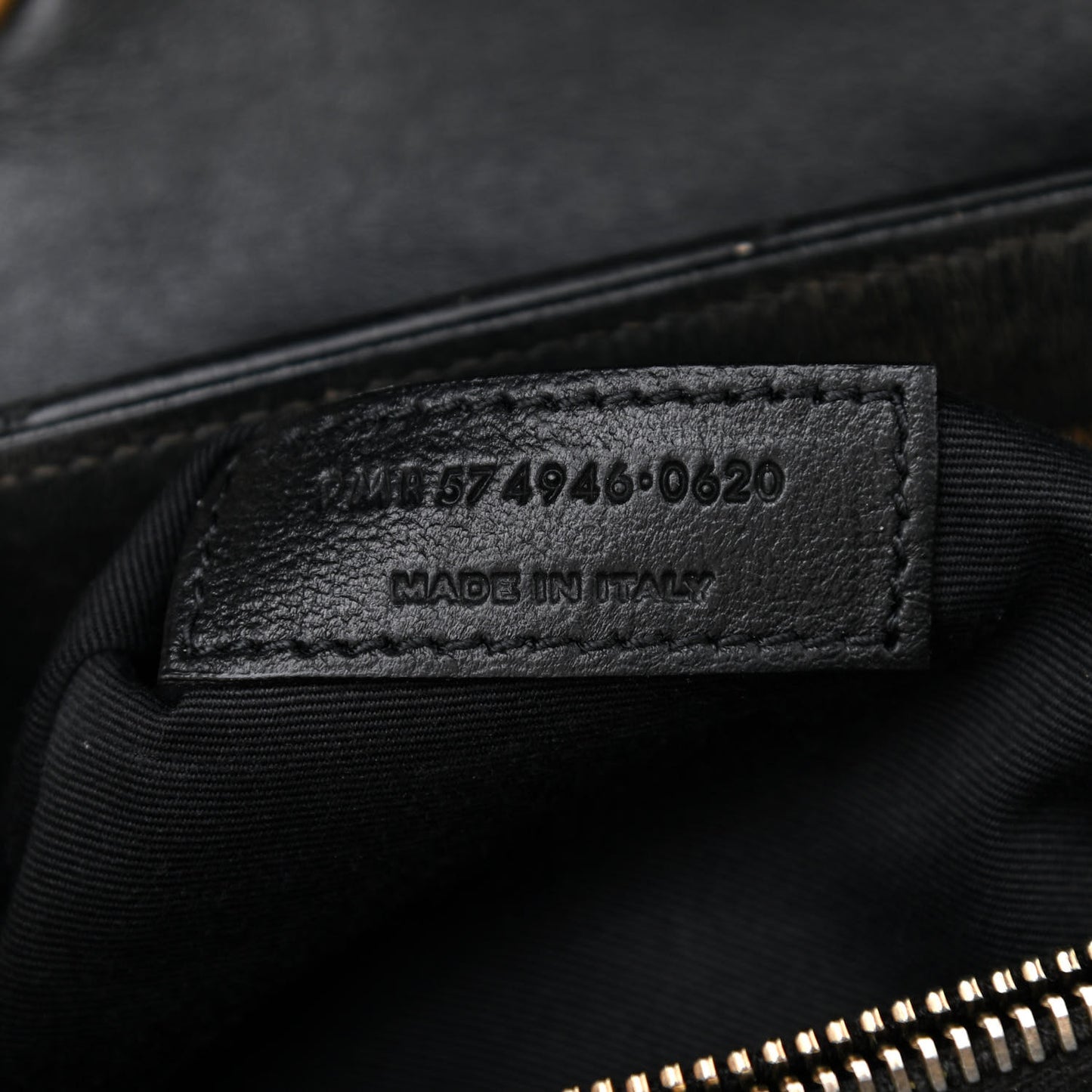 Calfskin Y Quilted Monogram Medium Loulou Chain Satchel Black