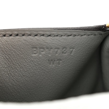 Hermes Taurillon Clemence Mini Lindy 20 Bleu Pale 7 of 11