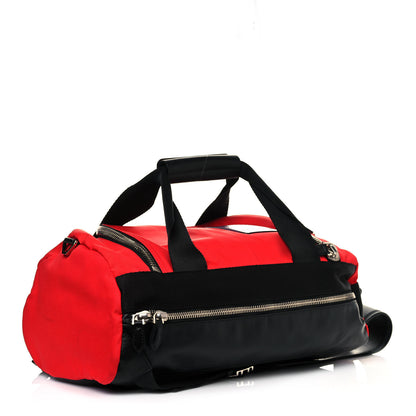 Givenchy Nylon Canvas Convertible Duffle Backpack Red Black 8 of 10