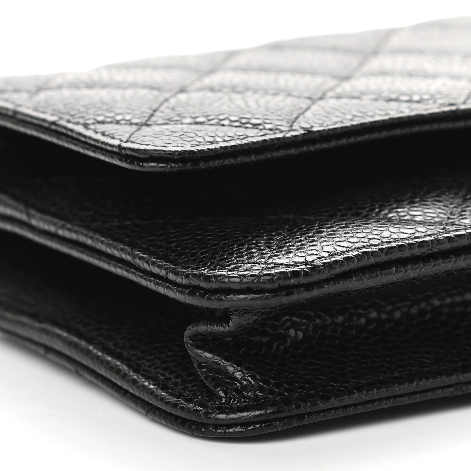 Chanel Caviar Quilted Wallet On Chain WOC Black 9 of 10