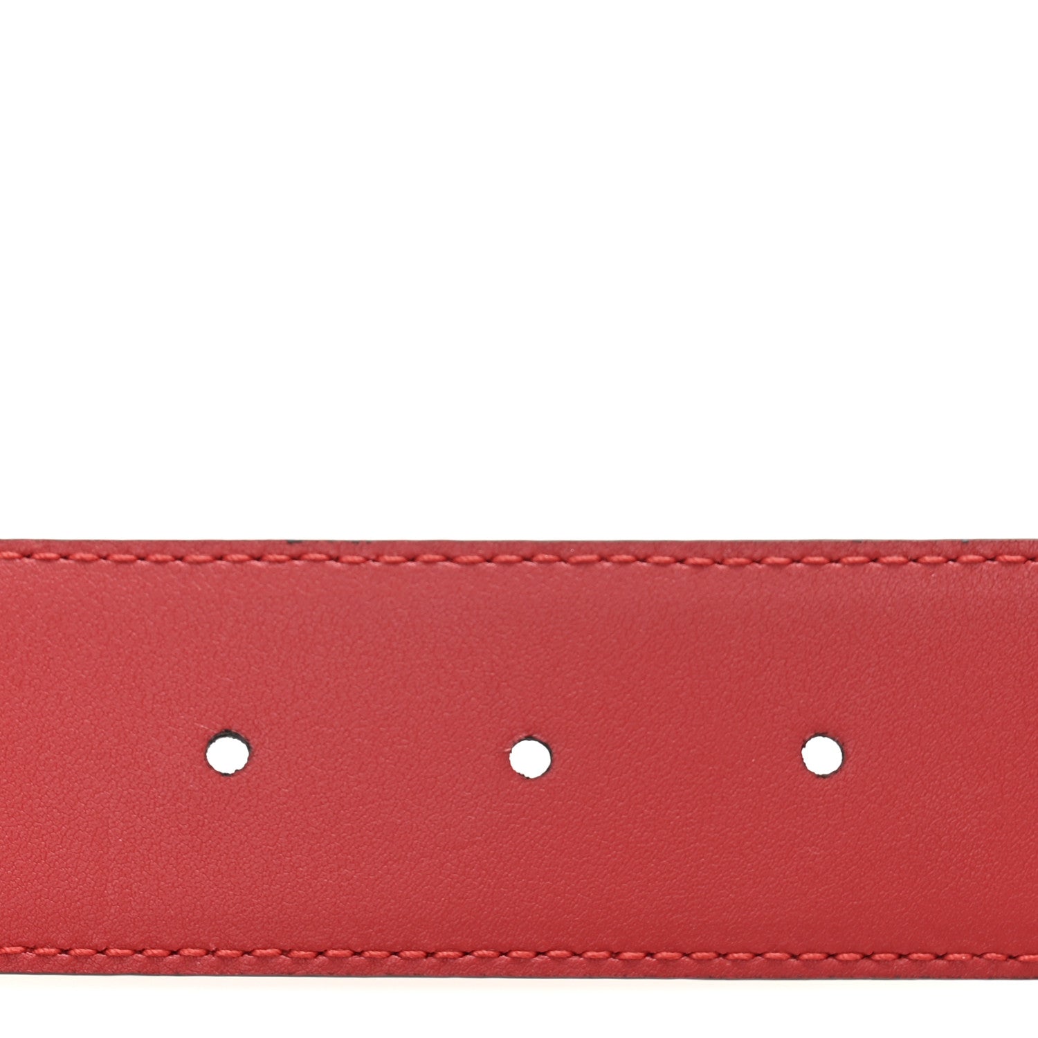 Gucci Moon Calfskin Interlocking G 37mm Belt 110 44 Vibrant Red 4 of 6