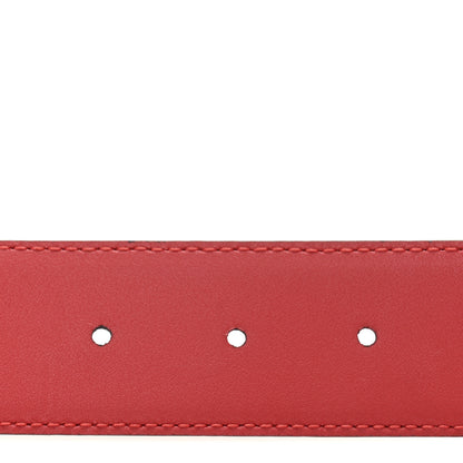 Gucci Moon Calfskin Interlocking G 37mm Belt 110 44 Vibrant Red 4 of 6