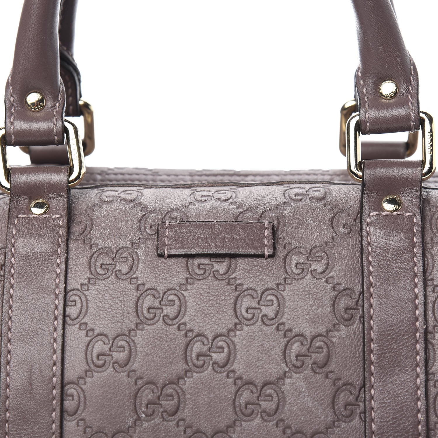 Gucci Guccissima Medium Joy Boston Mauve 10 of 10