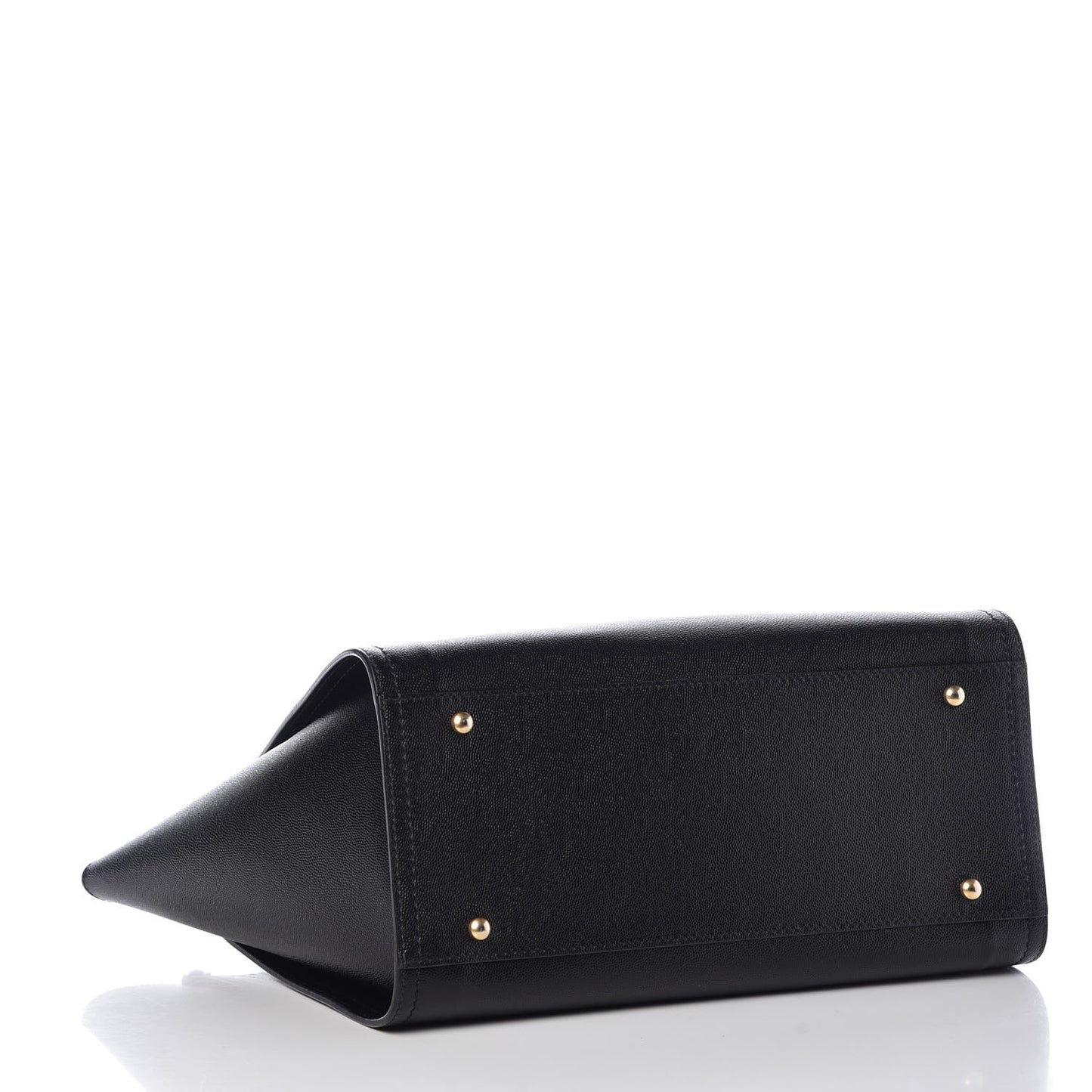 Caviar Small Studded Deauville Tote Black