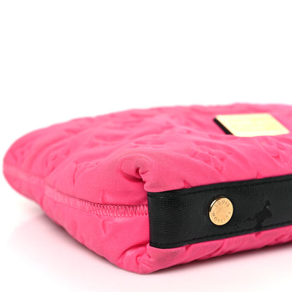 Louis Vuitton Monogram Scuba Clutch Pochette Fuchsia 8 of 12