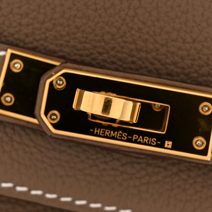 Hermes Togo Kelly Retourne 25 Etoupe 11 of 11