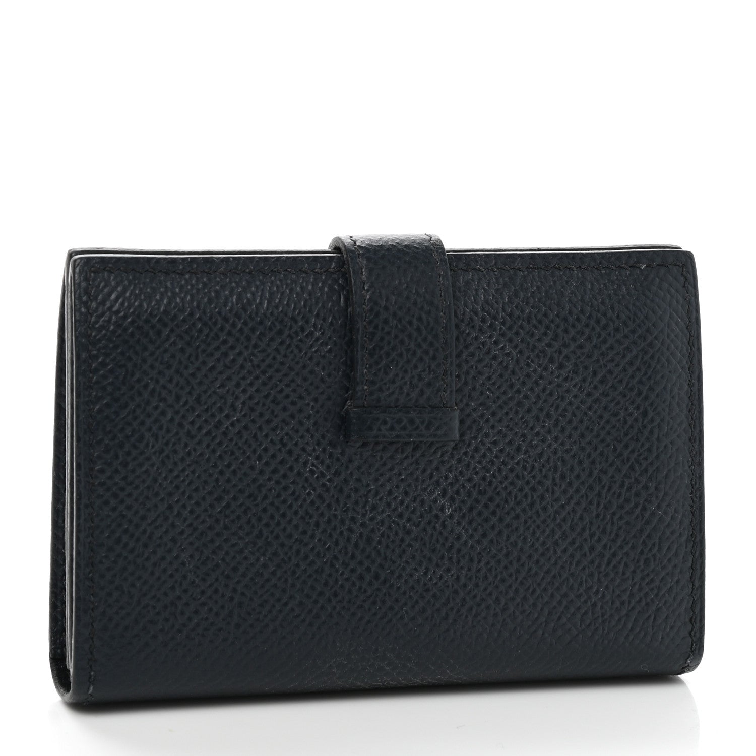 Hermes Epsom Bearn Card Holder Wallet Bleu Indigo 3 of 8