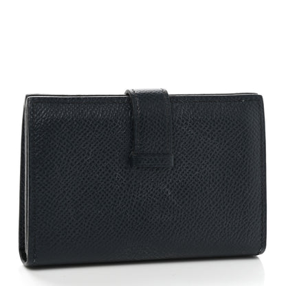 Hermes Epsom Bearn Card Holder Wallet Bleu Indigo 3 of 8
