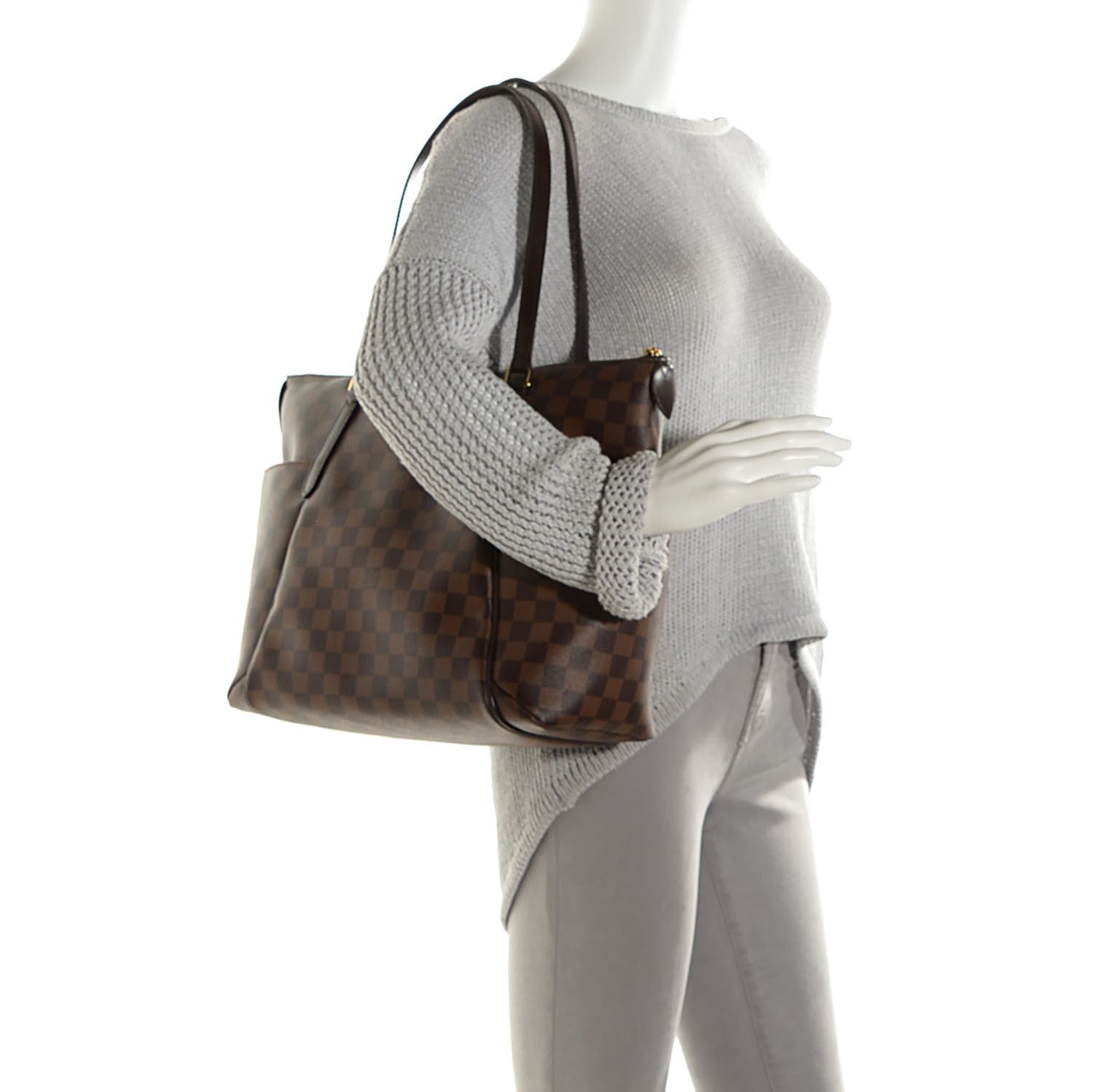 Louis Vuitton Damier Ebene Totally MM 2 of 8