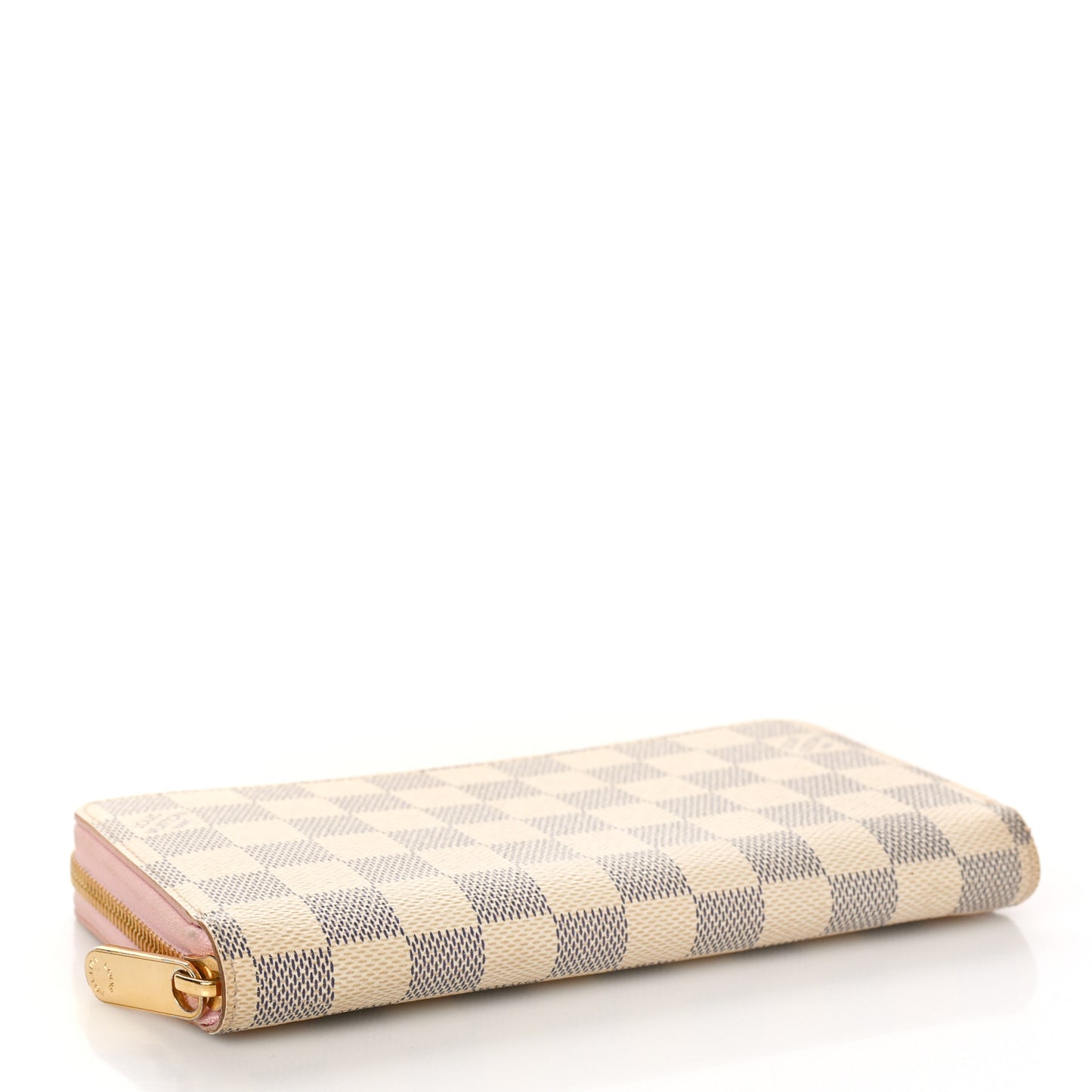 Damier Azur Zippy Wallet Rose Ballerine