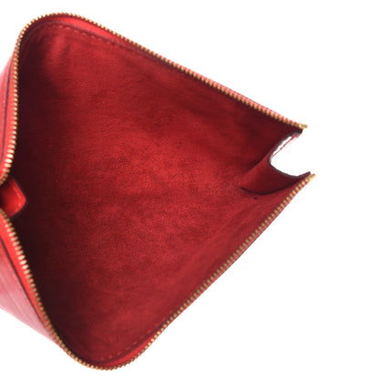 Louis Vuitton Epi Pochette Accessories 21 Castillan Red 5 of 8
