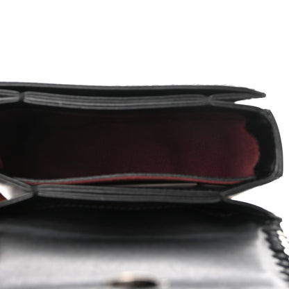 Stella McCartney Eco Alter Nappa Woven Mini Falabella Box Shoulder Bag Black 5 of 9