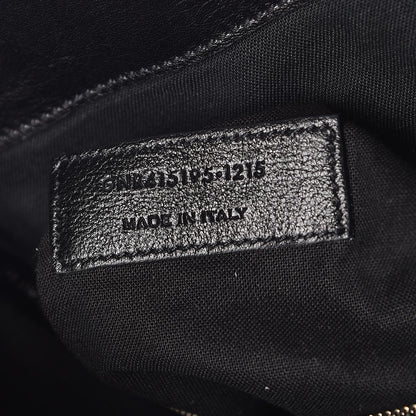 Saint Laurent Calfskin Prairie Flower Printed Festival Backpack Black Multicolor 8 of 13
