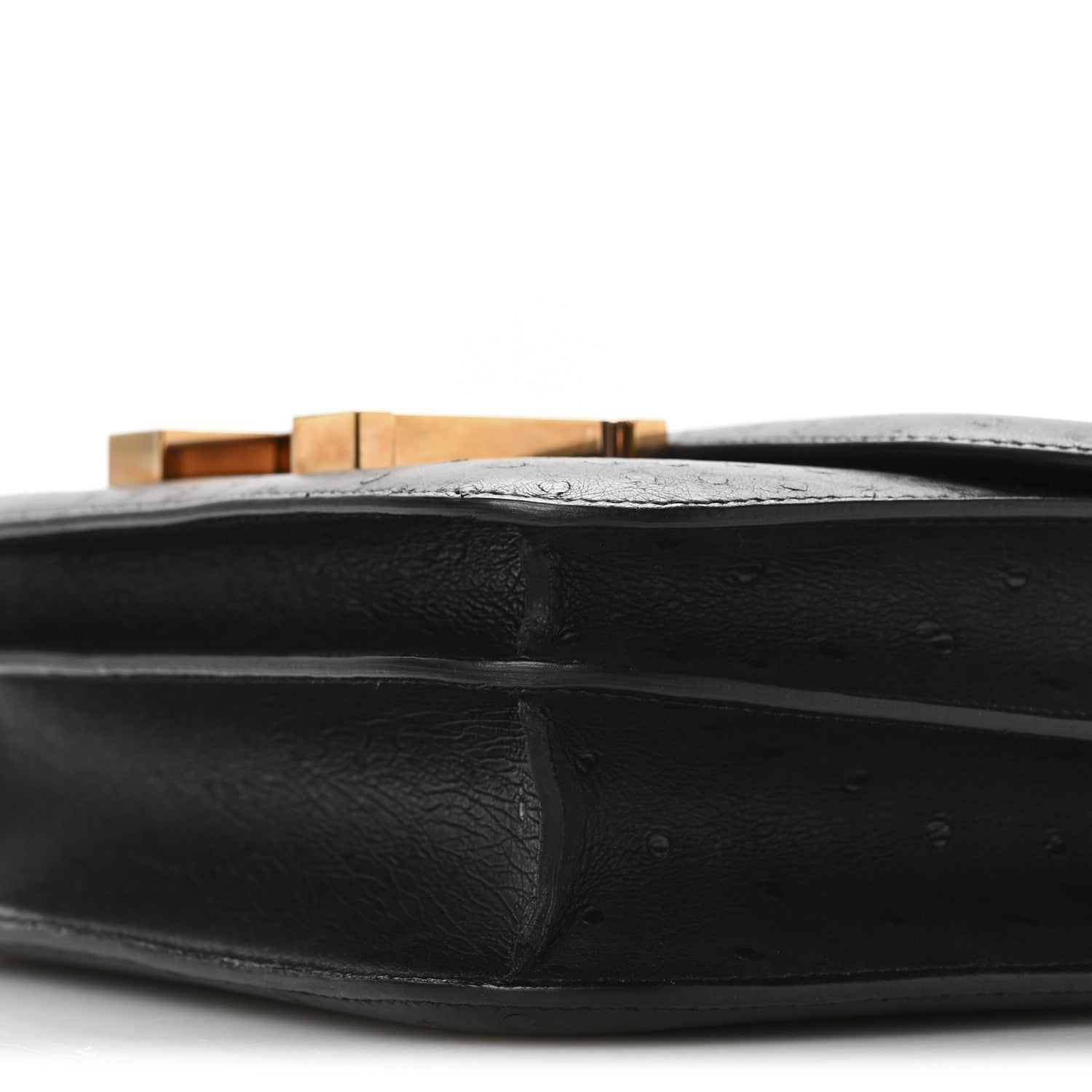 Hermes Ostrich Constance 24 Black 11 of 12