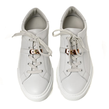 Hermes Calfskin Day Sneakers 41 White 5 of 10