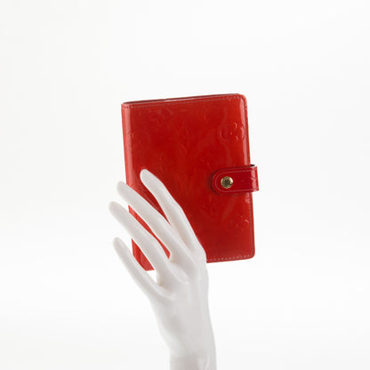 Louis Vuitton Vernis Small Ring Agenda Cover Red 2 of 6