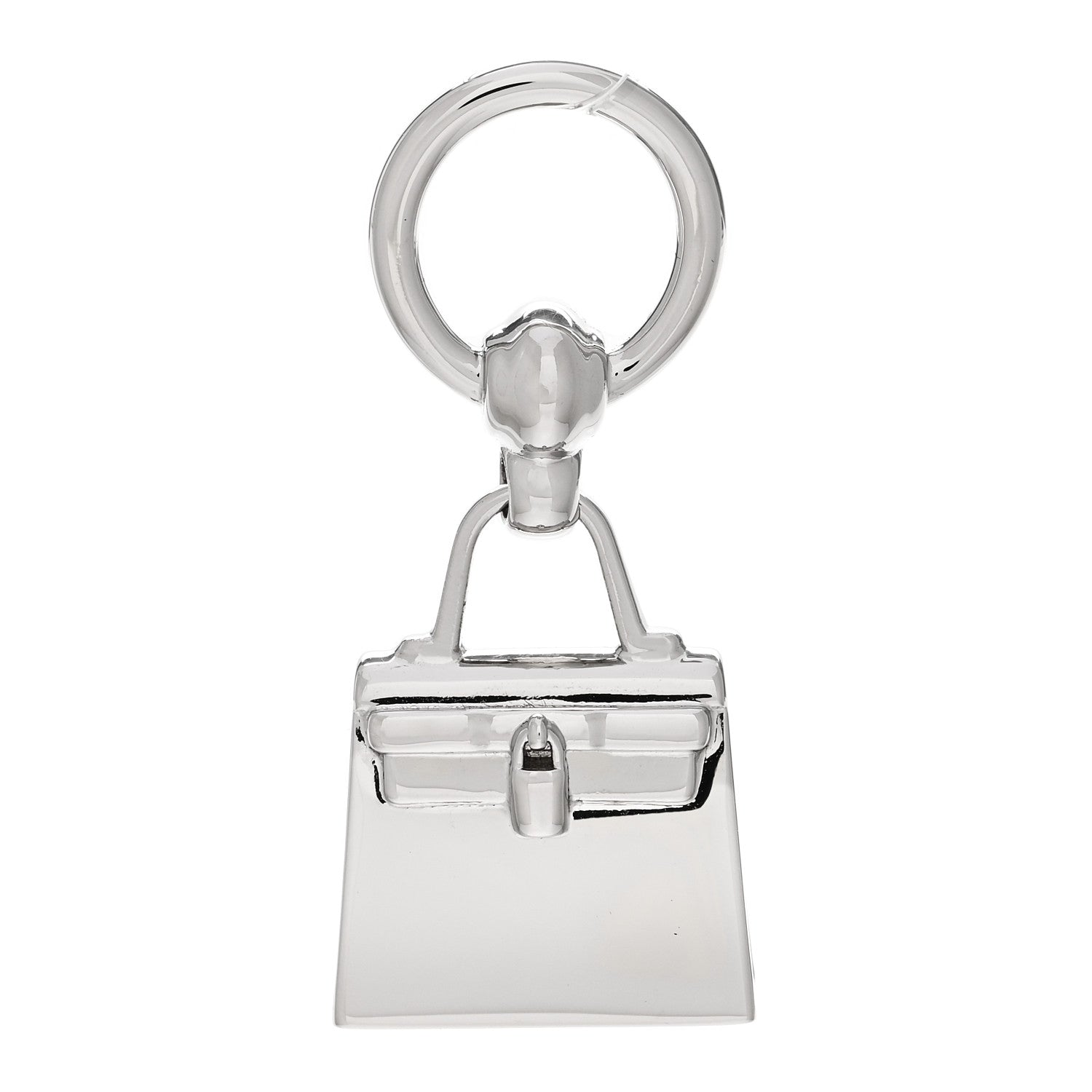 Hermes Palladium Mini Kelly Twilly Ring 1 of 3