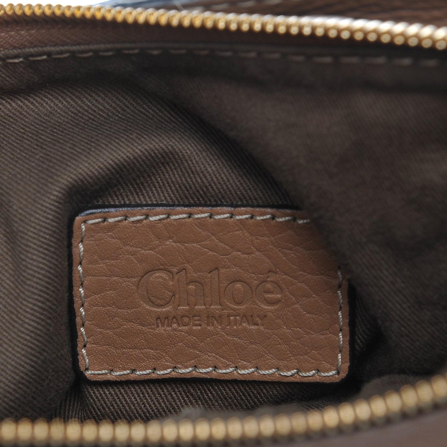 Grained Calfskin Mini Marcie Satchel Nut