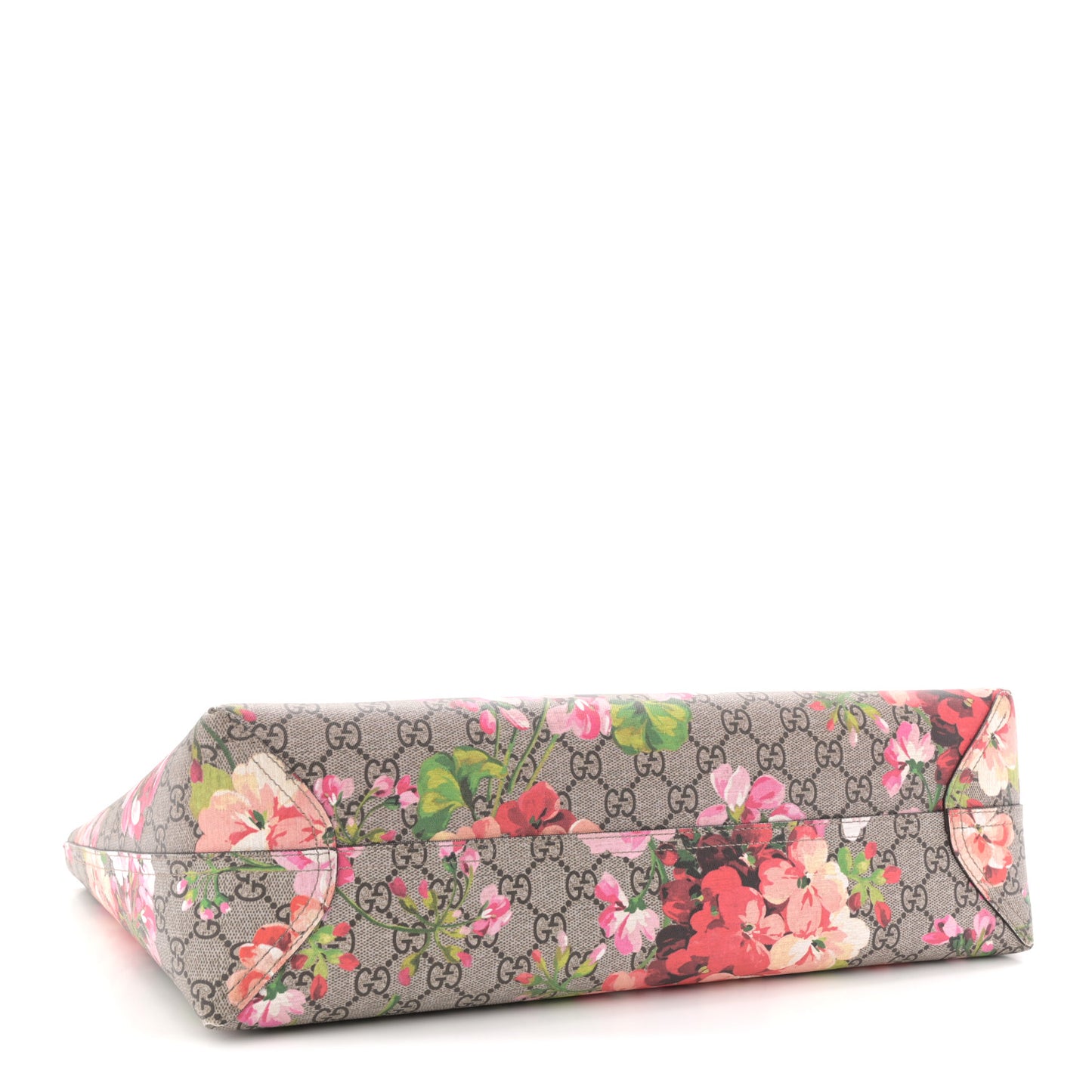GG Supreme Monogram Blooms Medium Reversible Tote Beige Multicolor Dry Rose