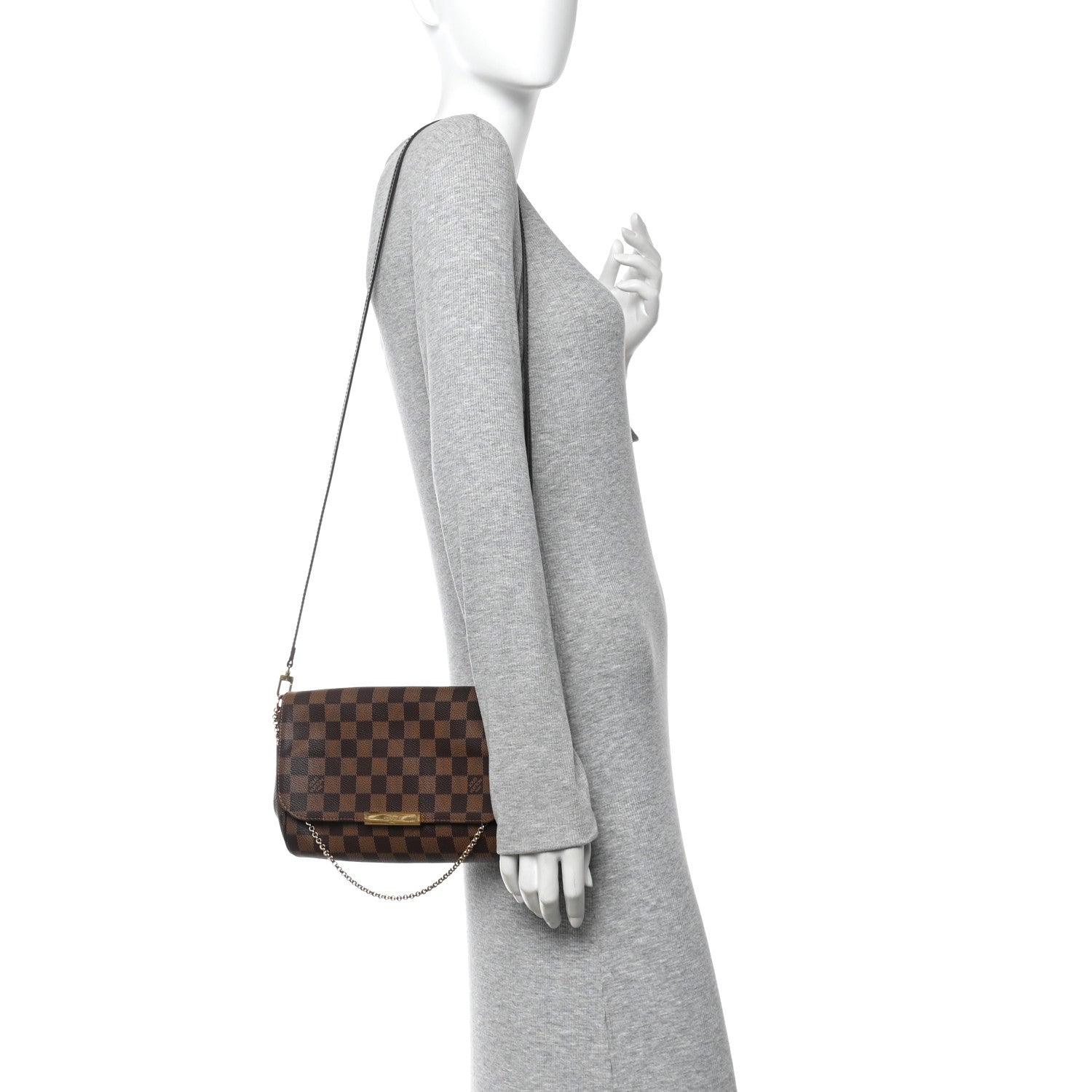 Louis Vuitton Damier Ebene Favorite MM 2 of 10