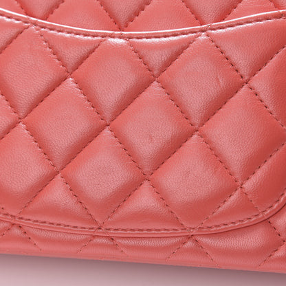 Chanel Lambskin Quilted Mini Rectangular Flap Red 10 of 12
