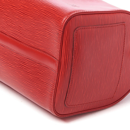 Louis Vuitton Epi Speedy 30 Castillan Red 4 of 9