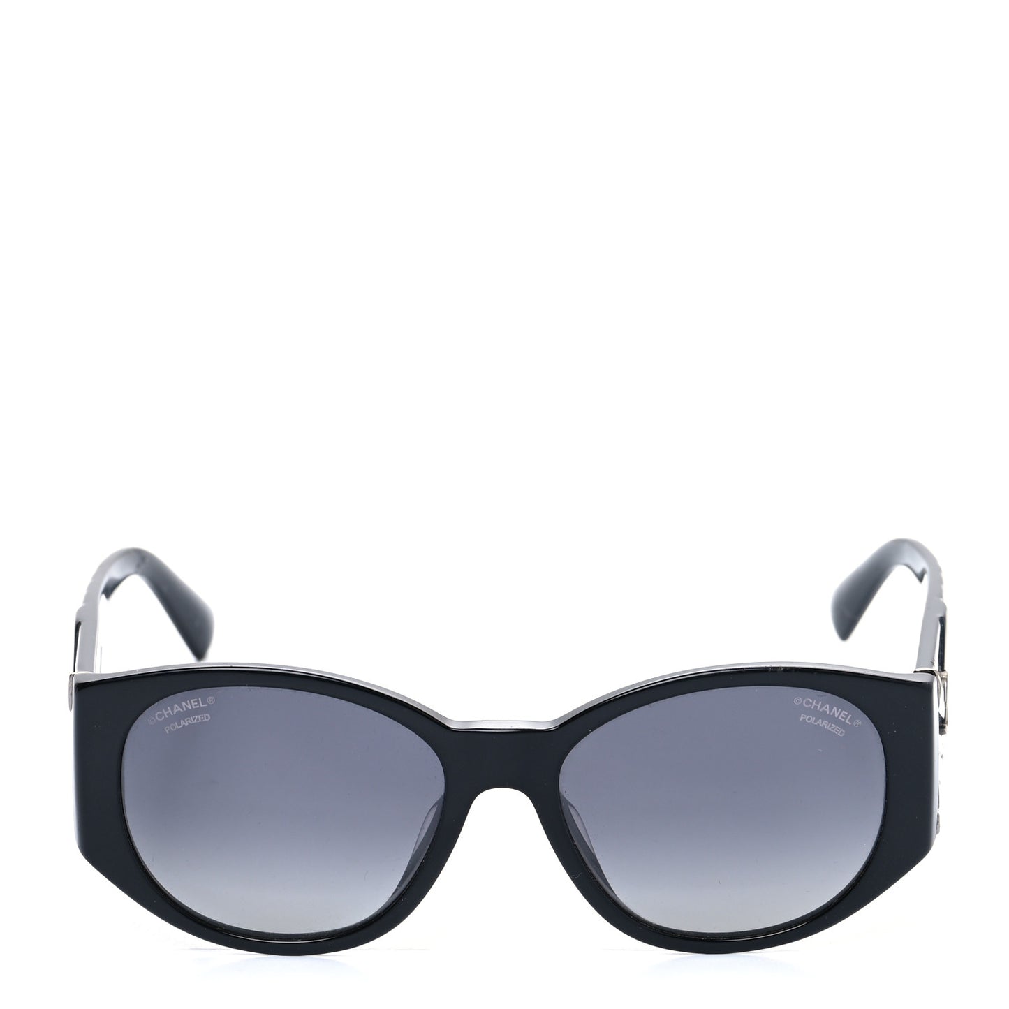 Oval Sunglasses 5411-A Black