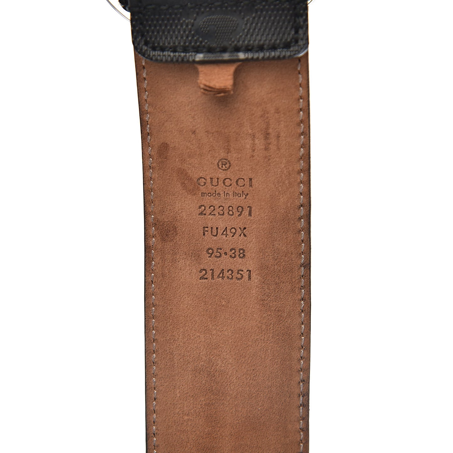 Imprime Monogram Interlocking G Belt 95 38 Black