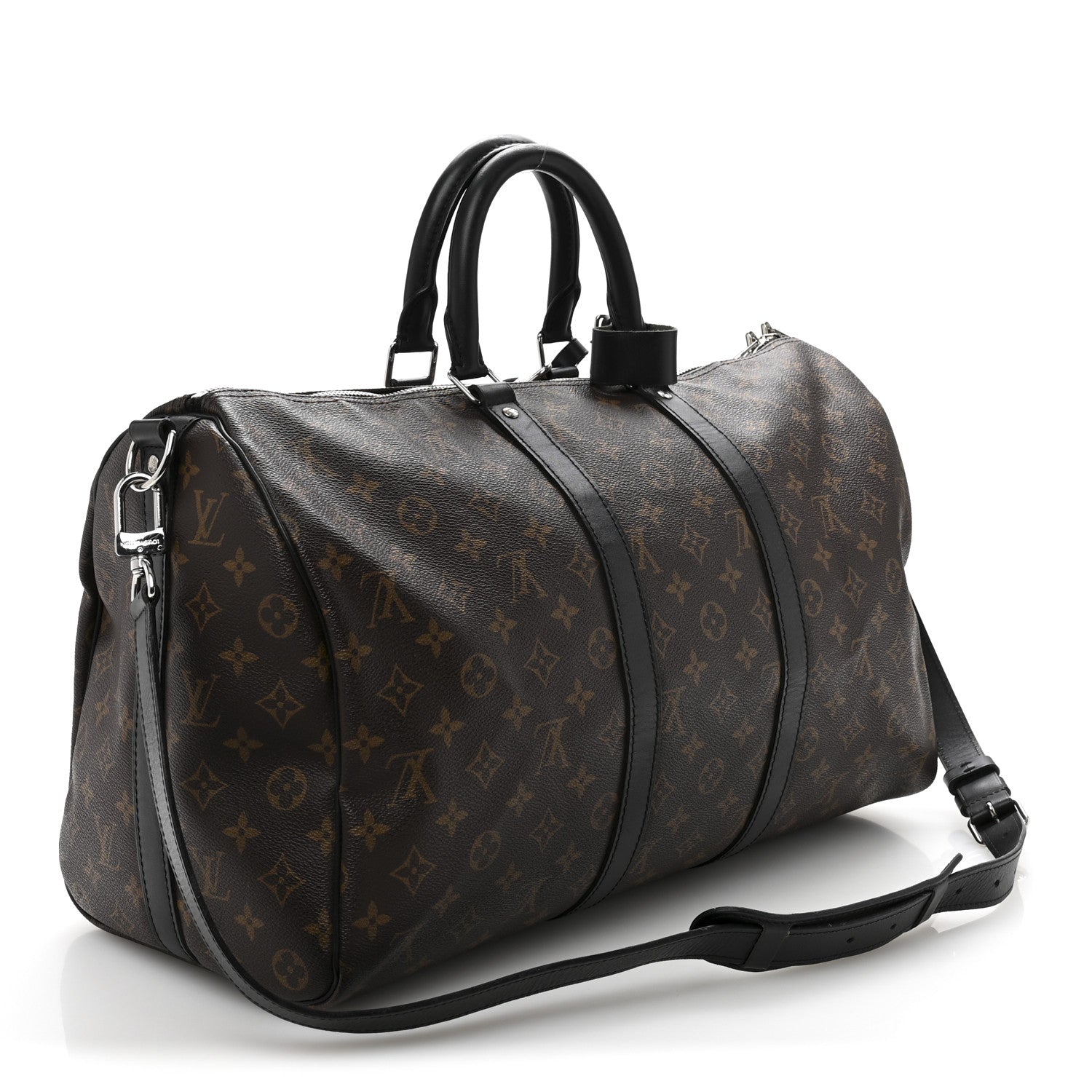 Louis Vuitton Monogram Macassar Keepall Bandouliere 45 2 of 14