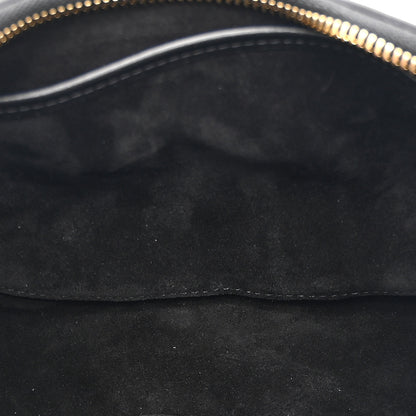 Celine Smooth Calfskin Medium Strap Ava Triomphe Shoulder Bag Black 5 of 10