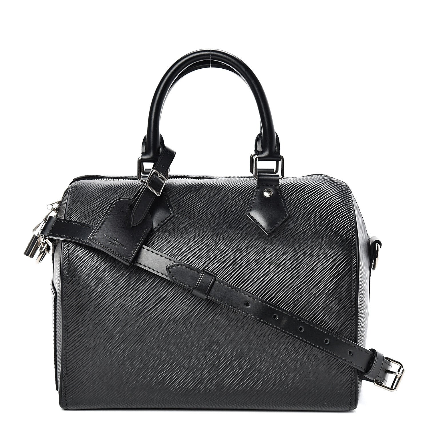 Louis Vuitton Epi Speedy Bandouliere 25 Black 1 of 14
