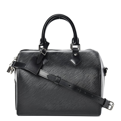 Louis Vuitton Epi Speedy Bandouliere 25 Black 1 of 14
