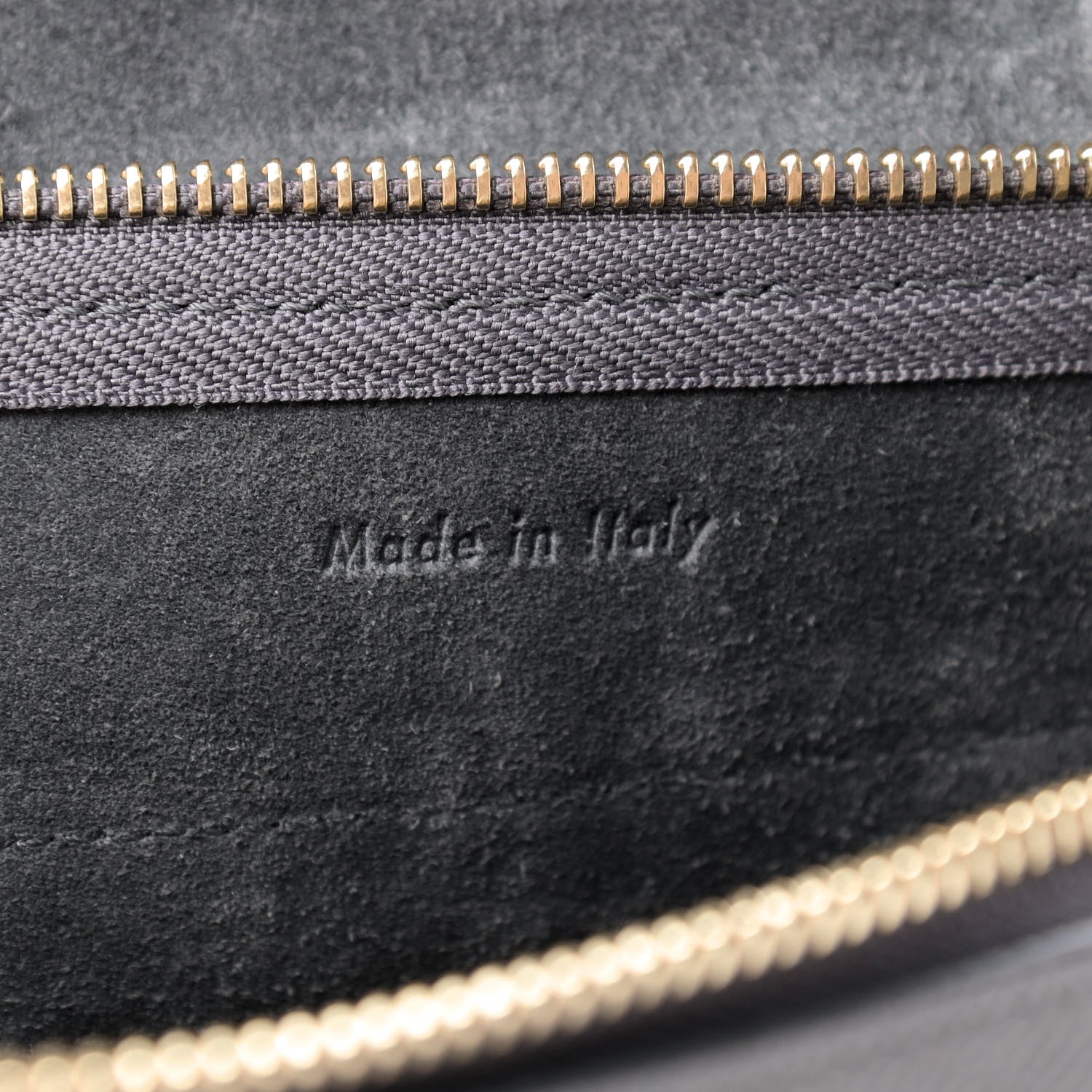 Celine Grained Calfskin Nano Belt Bag Grey 8 of 9