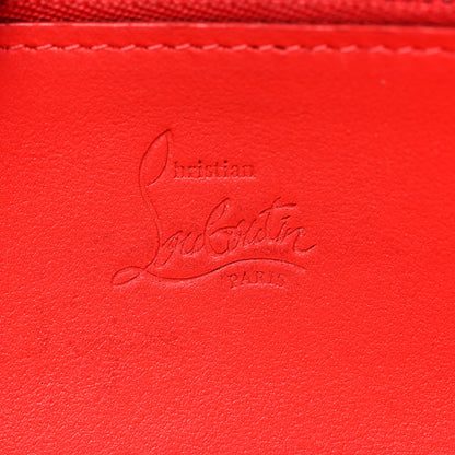 Christian Louboutin Calfskin Panettone Spiked Zip Around Wallet Black 5 of 9