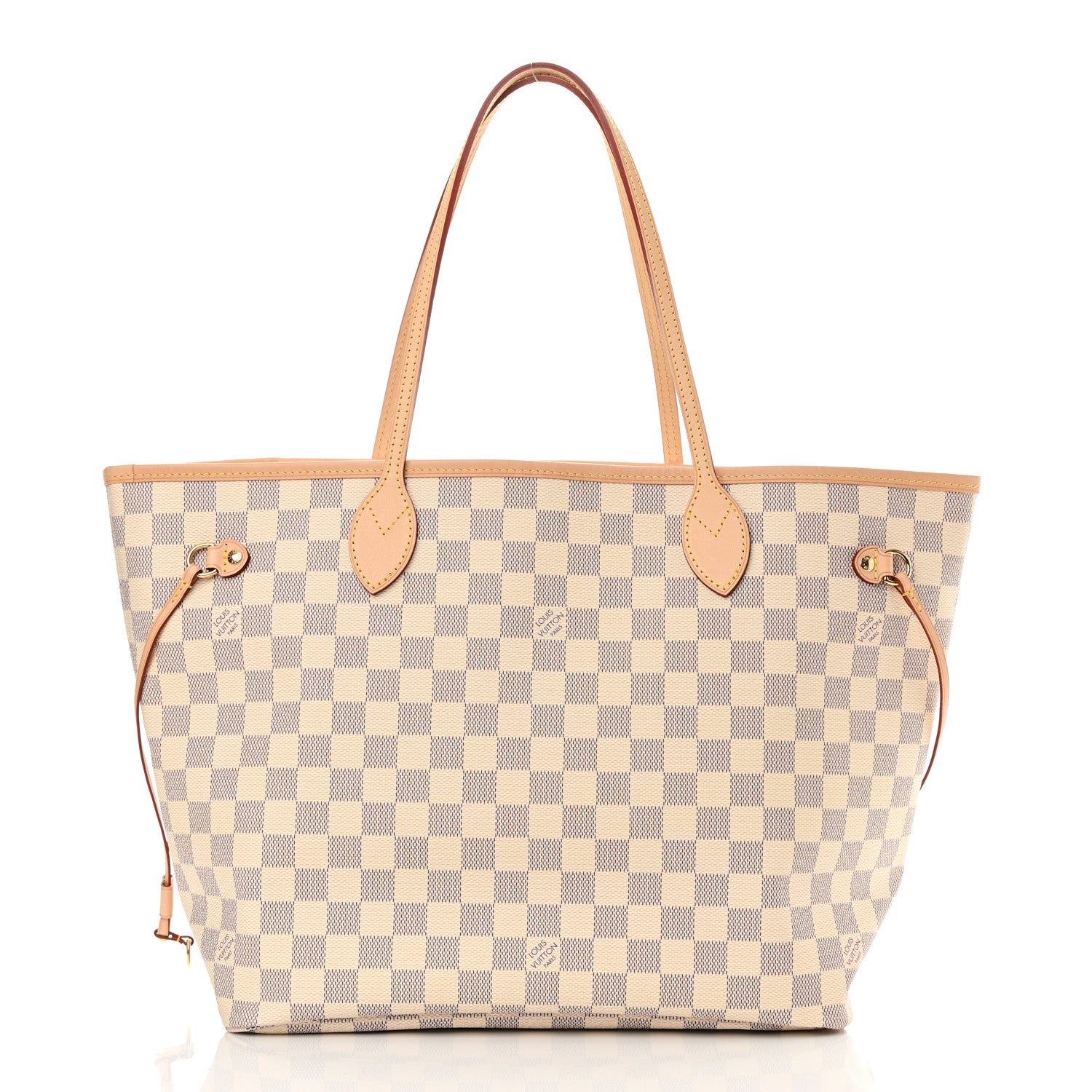 Louis Vuitton Damier Azur Neo Neverfull MM Rose Ballerine 3 of 11