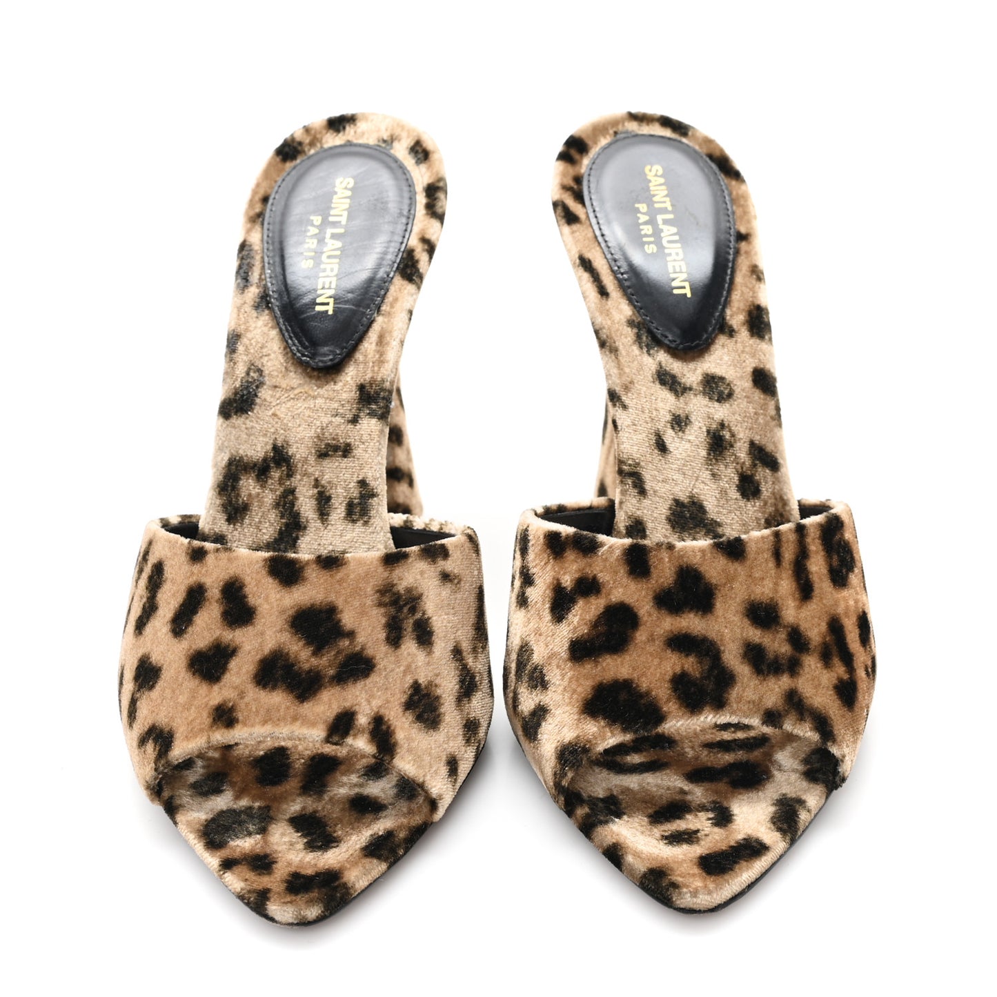 Velvet Leopard Print Gippy 105 Sandals 38 Manto Naturale