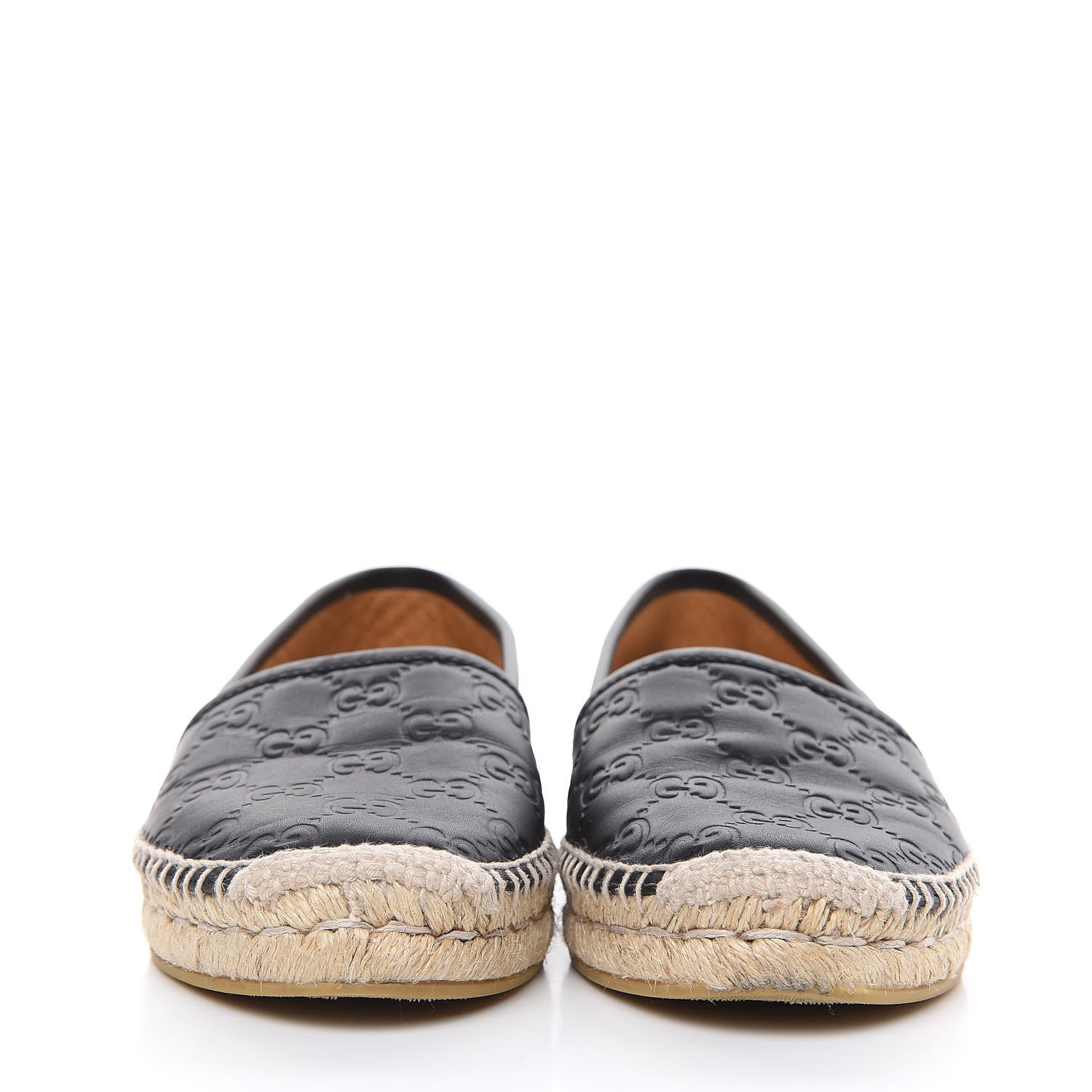 Gucci Guccissima Signature Espadrilles 37 Black 2 of 11