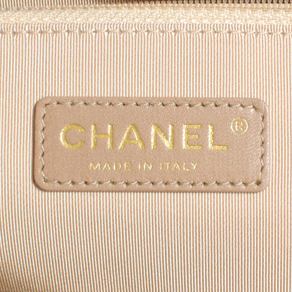 Chanel Calfskin Chevron Gabrielle Tote Black 7 of 8