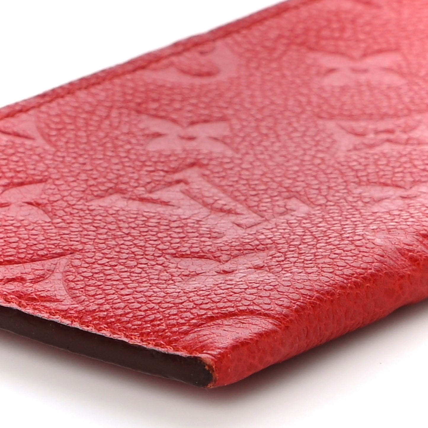 Empreinte Felicie Chain Wallet Zippered Insert Cherry