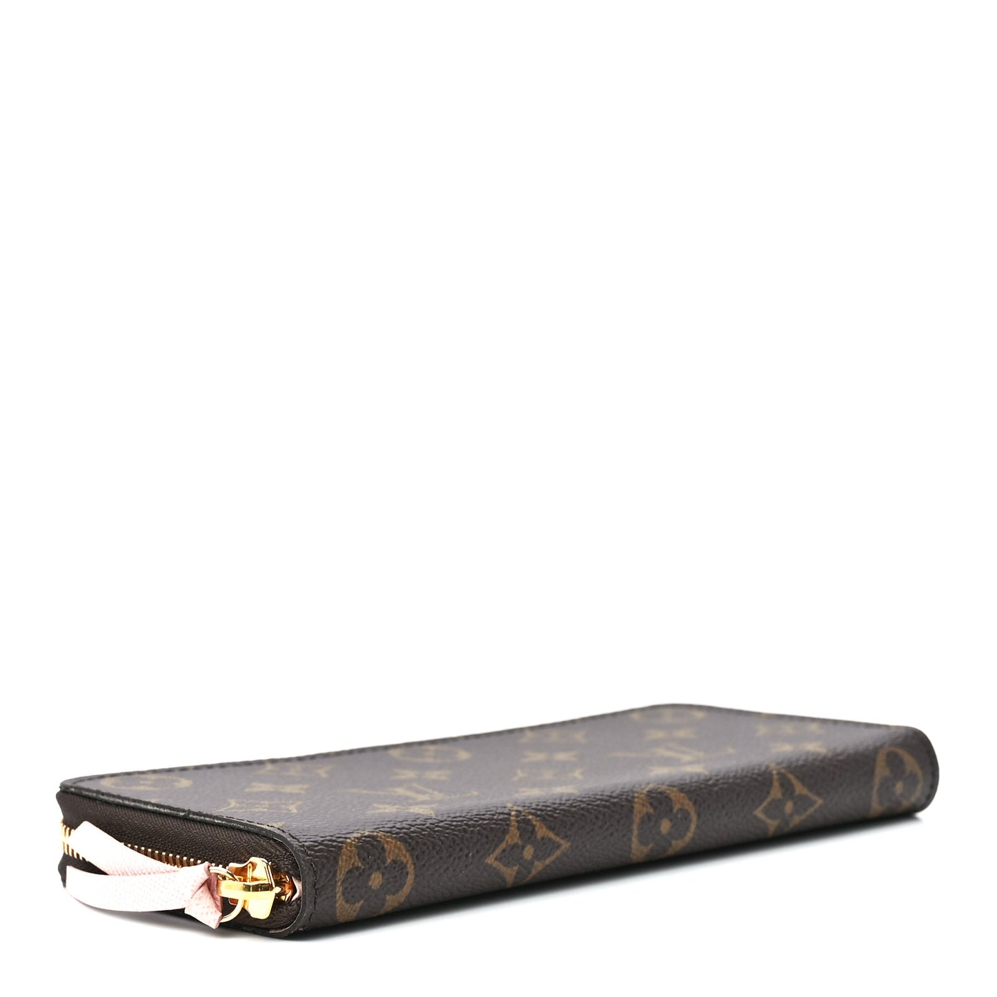 Monogram Clemence Wallet Rose Ballerine