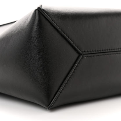 Loewe Shiny Calfskin Mini Puzzle Fold Tote Black 9 of 10