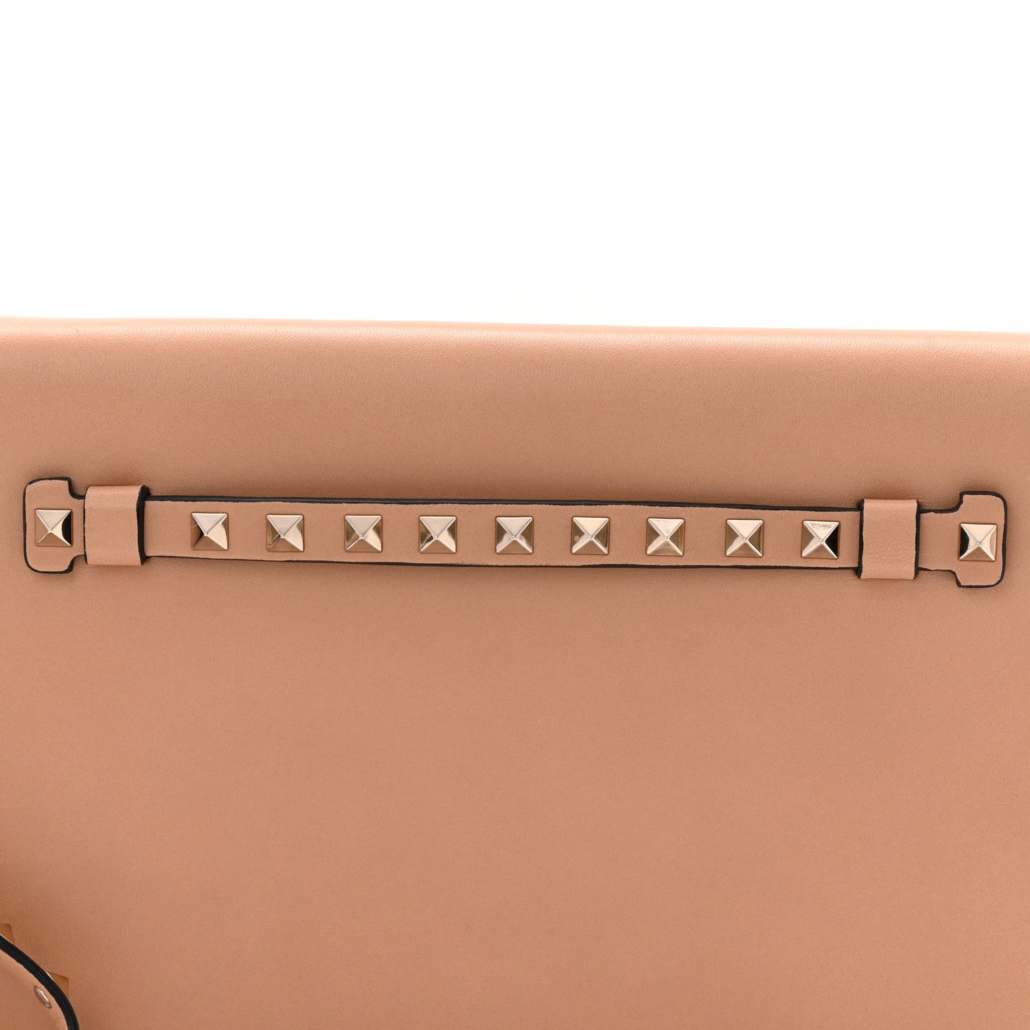 Valentino Garavani Nappa Rockstud Wristlet Alpaca 7 of 9