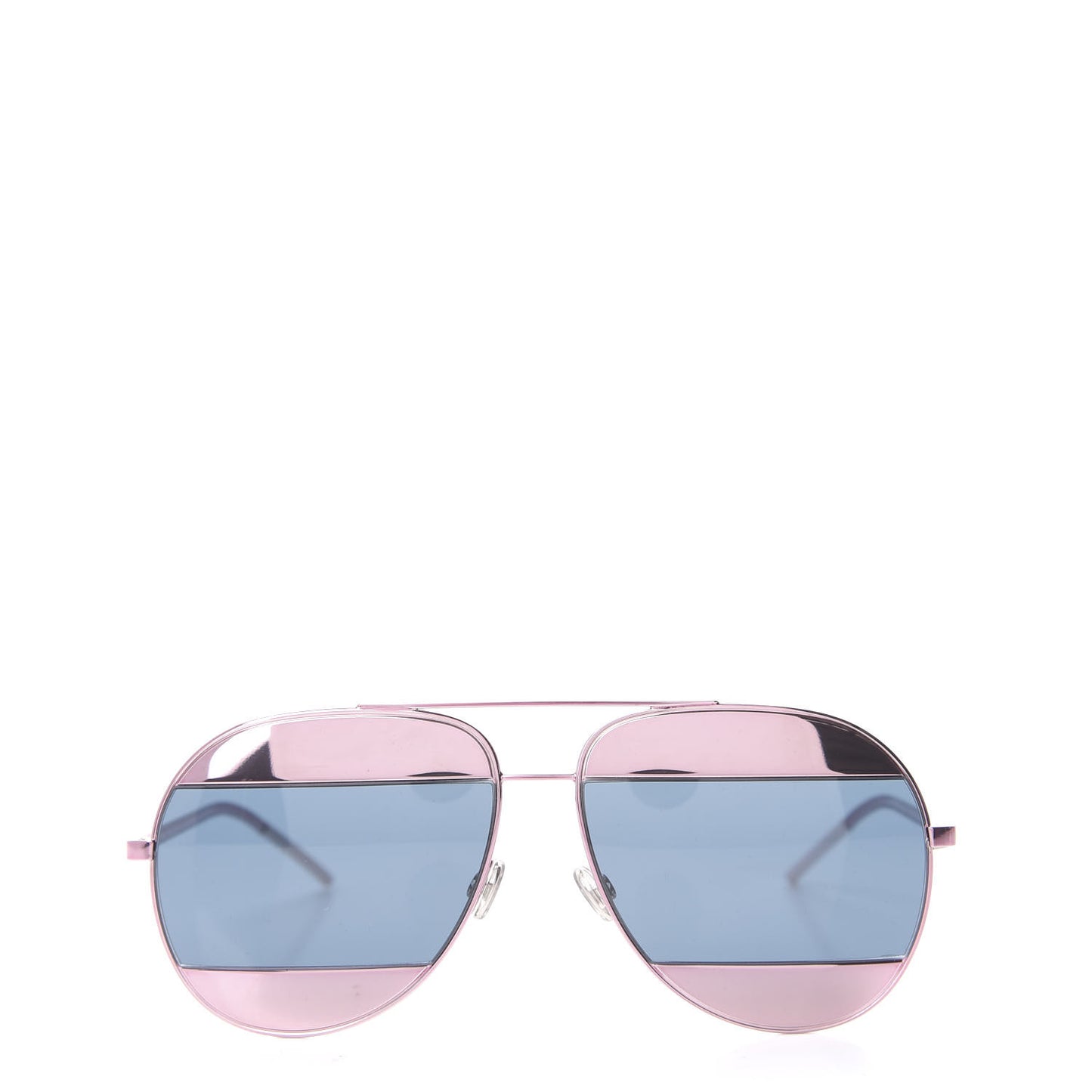 Split 1 Aviator Sunglasses Pink Blue