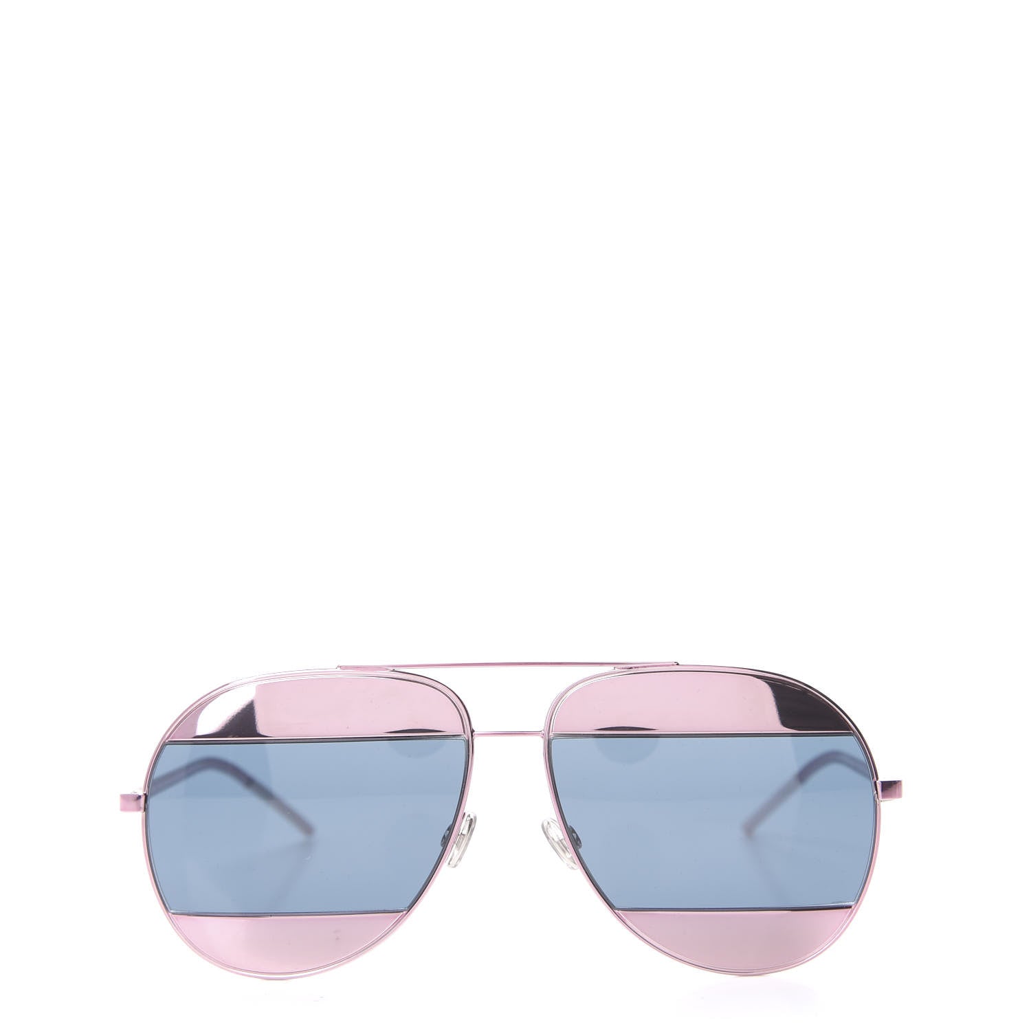Christian Dior Split 1 Aviator Sunglasses Pink Blue 2 of 6